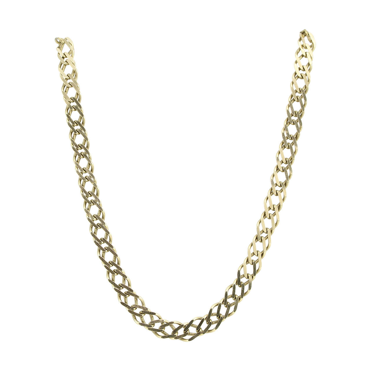 Gold curb chain necklace, 3.5mm – KISPER