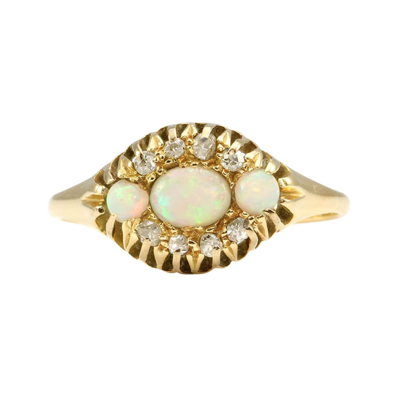 green emerald velvet dress Diamond Fashion Ring in 14kt Yellow Gold (1/3ct tw)