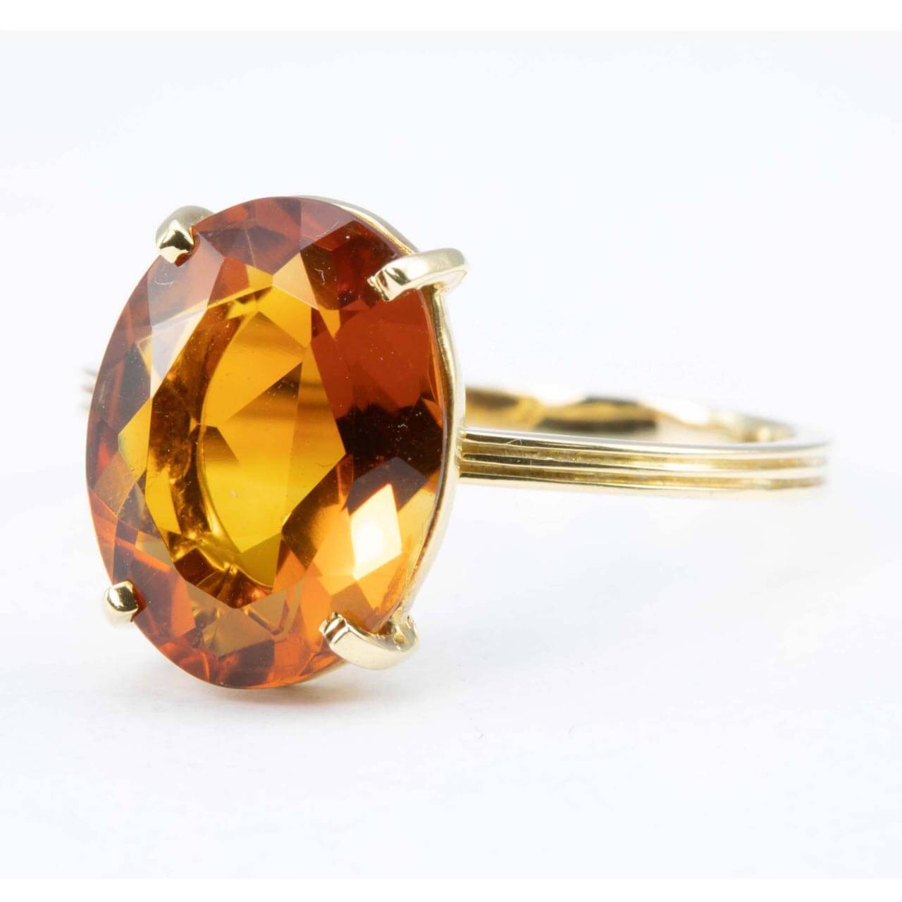 Second Hand 18ct Gold Palmeira Citrine Ring | RH Jewellers