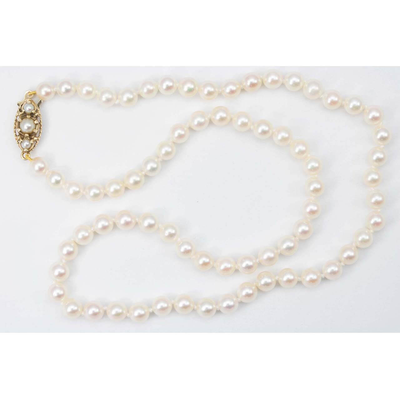 18 cultured pearl necklace Clearance