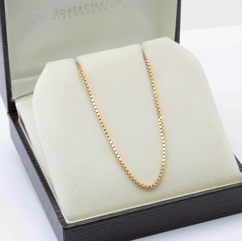 18ct Yellow Gold Cuban Chain Necklace