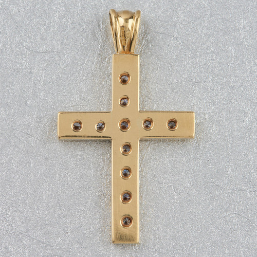 18ct yellow gold cross pendant | Crosses | Cerrone Jewellers