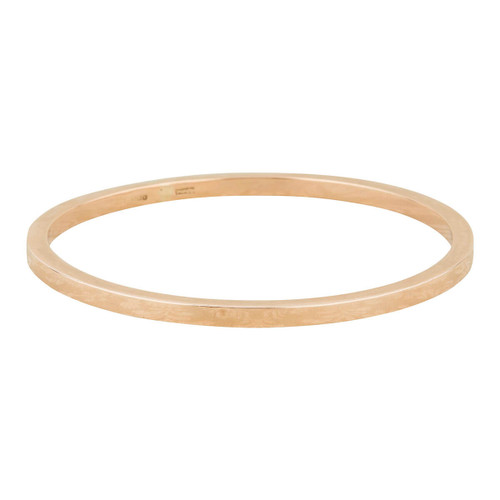 Vintage 9ct Rose Gold Flat Plain Bangle, Hallmarked 1925