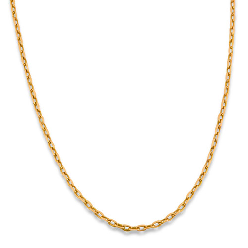 Second Hand 14ct Gold 22” Cable Chain Necklace