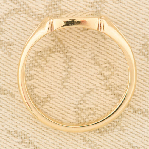 Vintage 9ct Gold Rectangle Signet Ring 1958-1959 | RH Jewellers