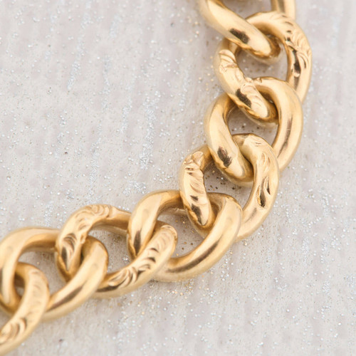 Second Hand 9ct Gold Charm Bracelet & Padlock | RH Jewellers