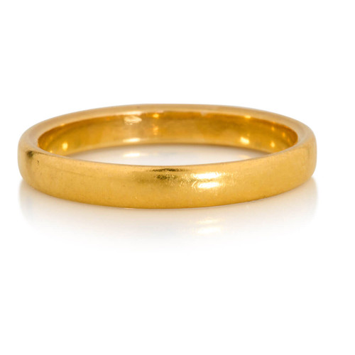 Vintage 22ct Gold Wedding Ring – 1930s Main View