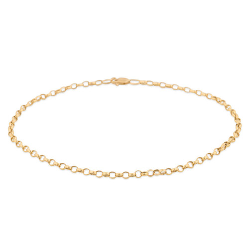 Second Hand 9ct Gold Belcher Chain 12” Choker Main Image