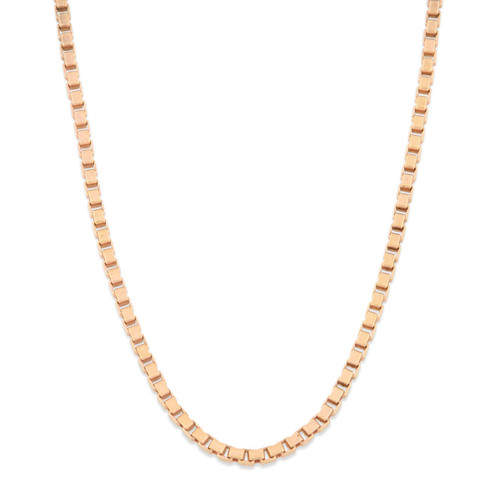 Second Hand 9ct Gold 18” Curb Chain Necklace - Main View