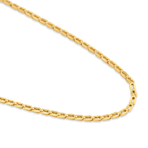 Second Hand 18ct Gold 20” Open Link Chain Necklace - Main View
