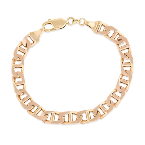 Second Hand 9ct Gold Anchor Bracelet - Main View