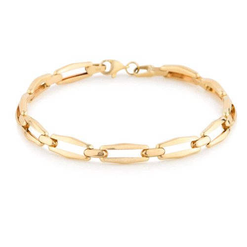 9ct Gold Double Link Bracelet - Main View