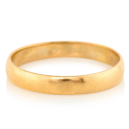 Antique 22ct Gold Wedding Ring – 1927-1928 - Main View