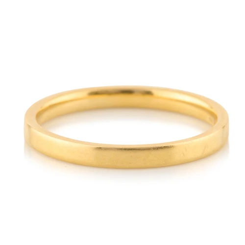 Second Hand 18ct Gold Wedding Band – Size I - Main View