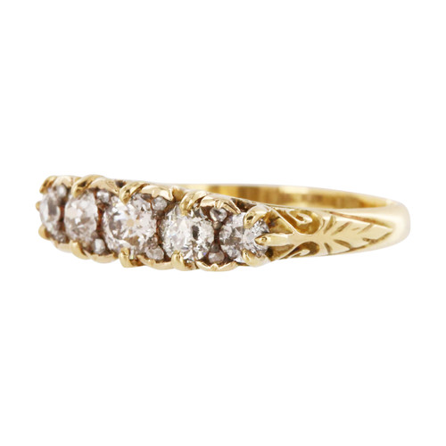 Men's Two Tone 10k Gold 1/5 Carat T.W. Champagne Diamond Ring