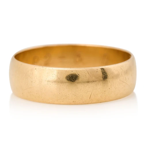 Second Hand 9ct Gold 6mm Wedding Ring - Main View