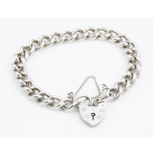 Second Hand Silver Curb Link Charm 