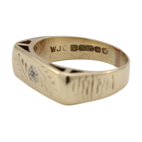 Second Hand 9ct Gold Signet Ring (small size) | RH Jewellers