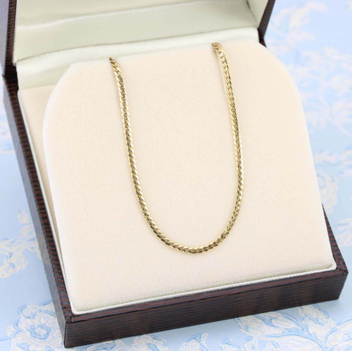 Second Hand 18ct Gold 17” Herringbone 