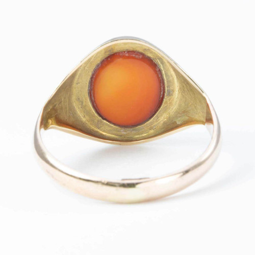 Second Hand 9ct Gold Sardonyx Ring RH Jewellers