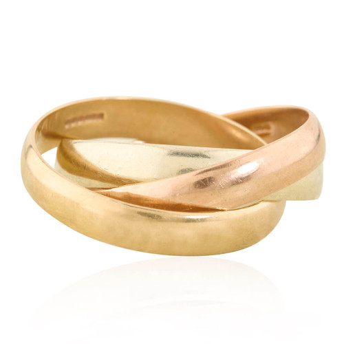 Second Hand 9ct Gold Russian Wedding Ring RH Jewellers