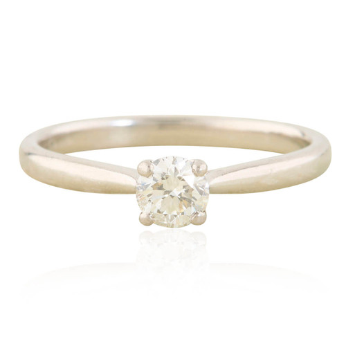 Second Hand Platinum Solitaire Diamond Ring RH Jewellers
