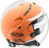 Open Face Scooter Helmet Osbe Gpa Aircraft Tornado Orange Army + Mask