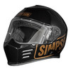 Simpson Venom ST Helmet Black Gold Logo