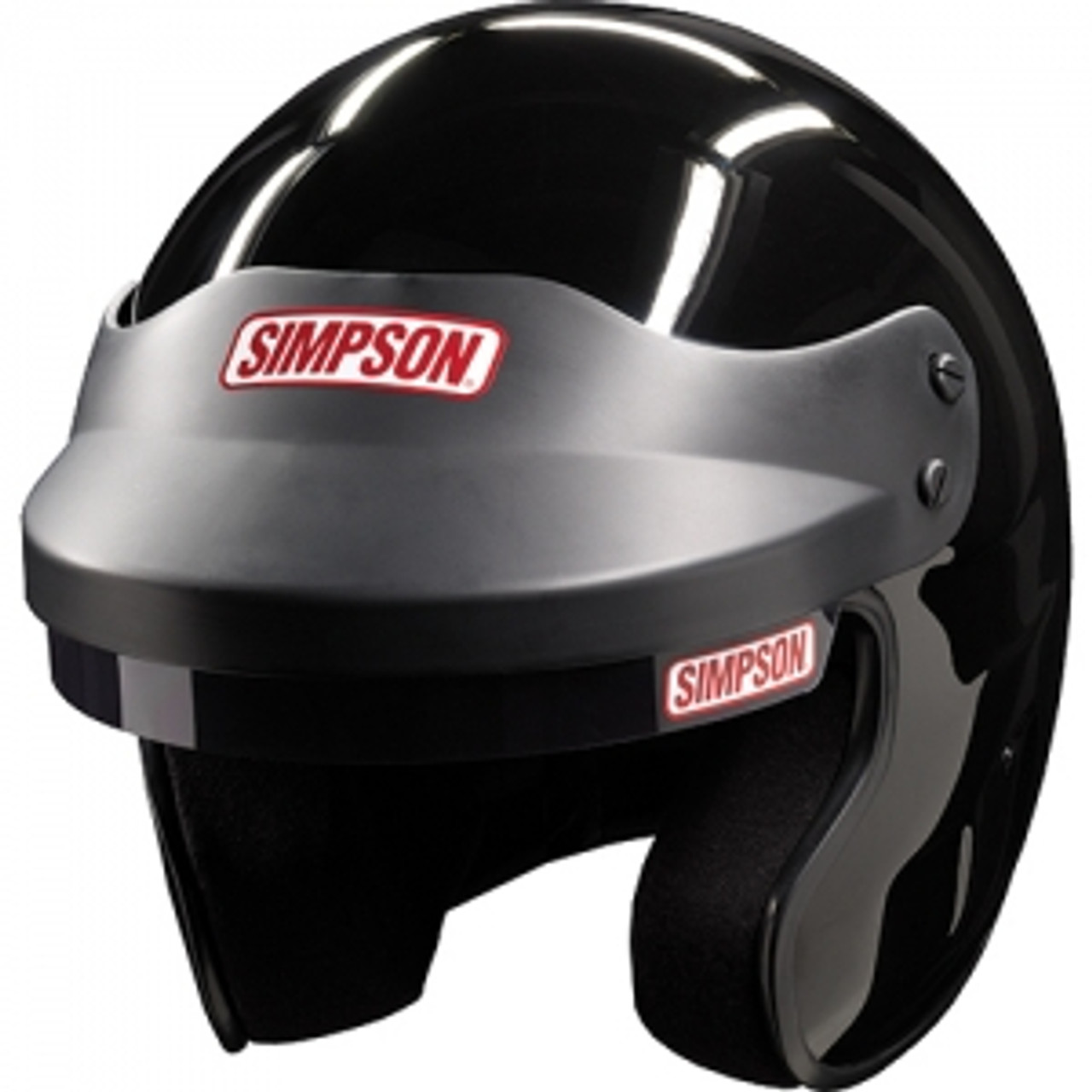 Simpson Cruiser Helmet Snell Sa2015 Black  8858 M6 Open Face