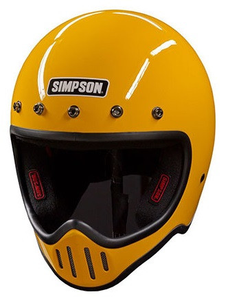 Simpson M52 Helmet Yellow