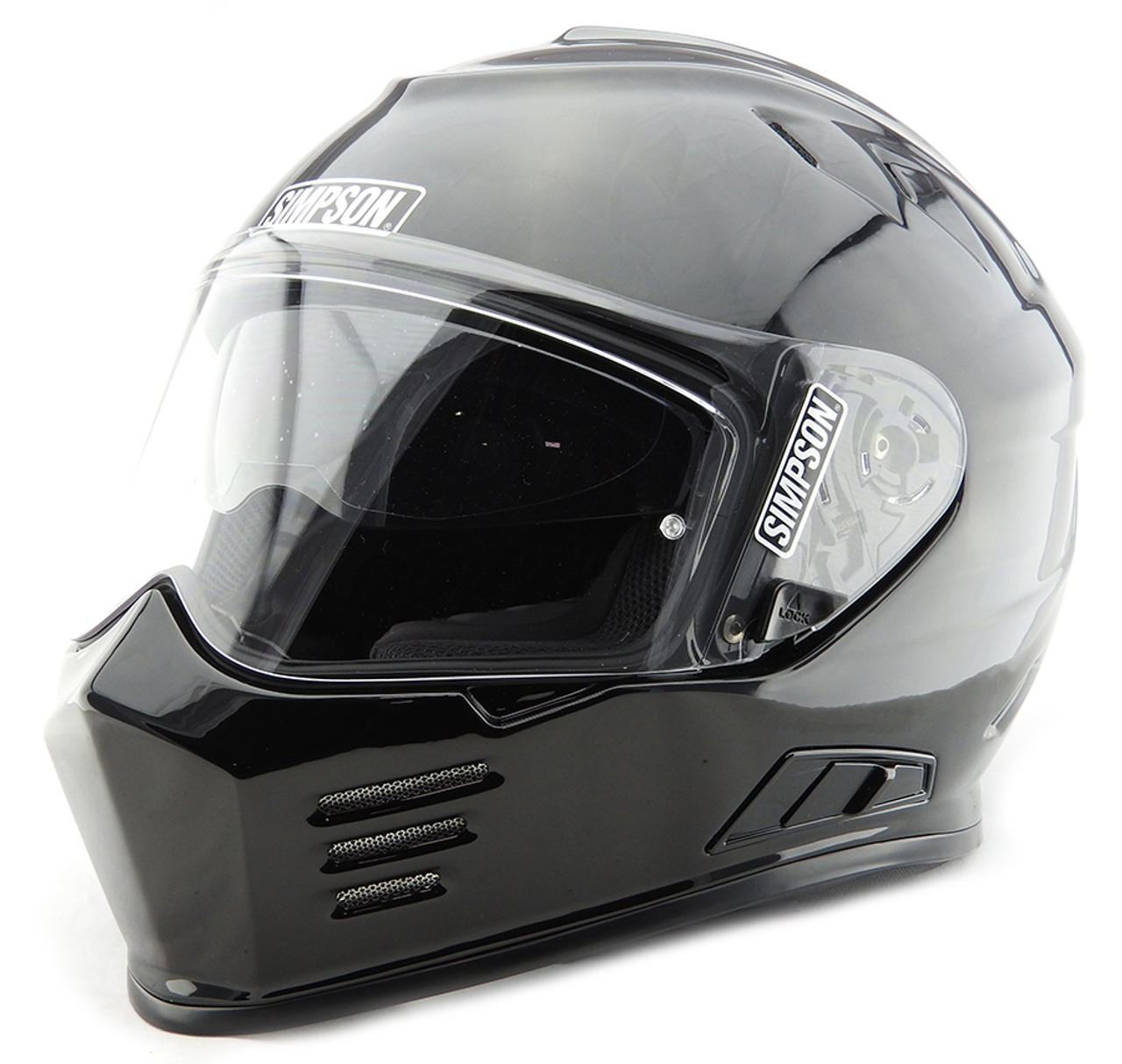 simpson venom black visor