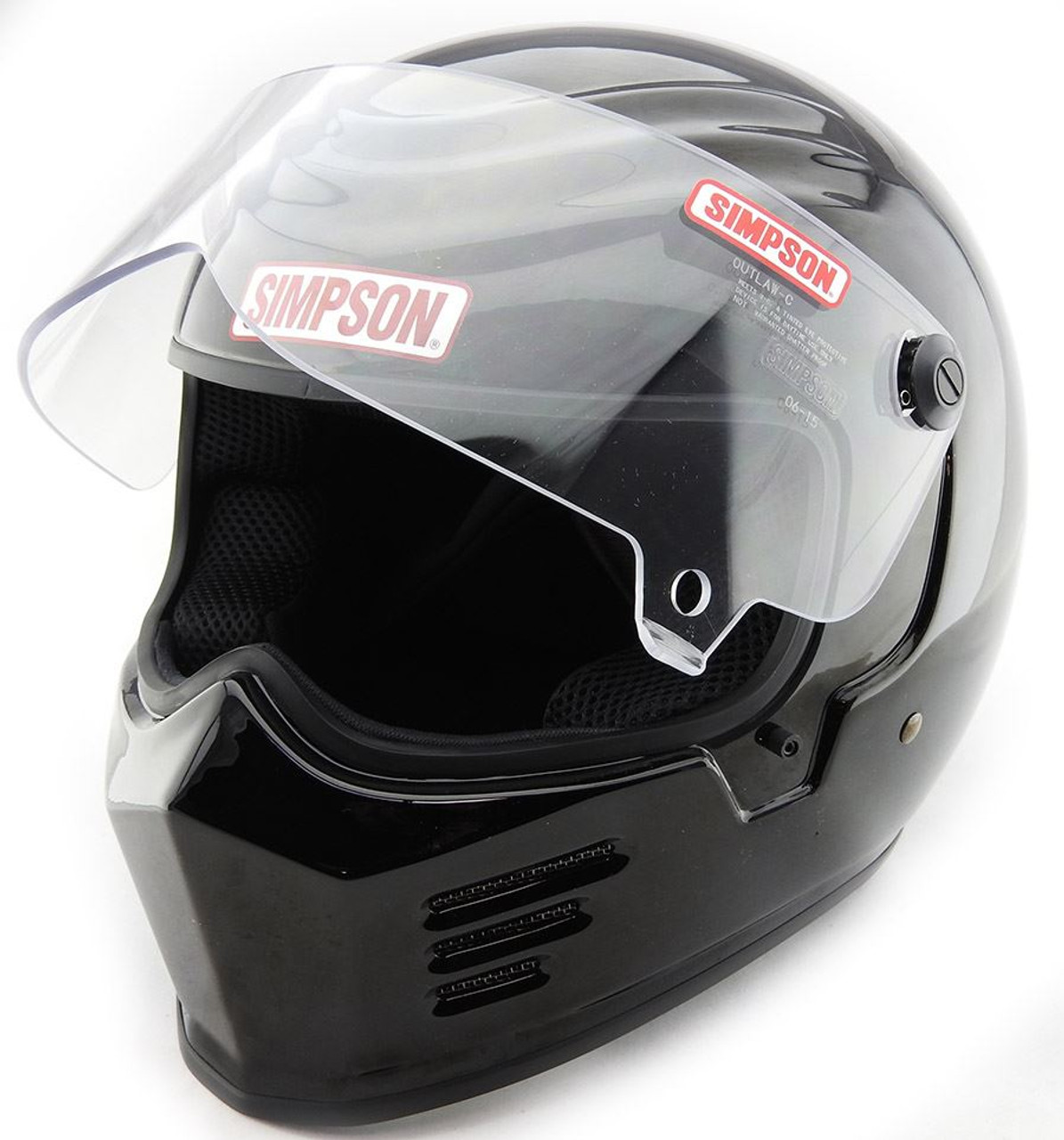 Simpson Outlaw 2 Helmet  Gloss Black