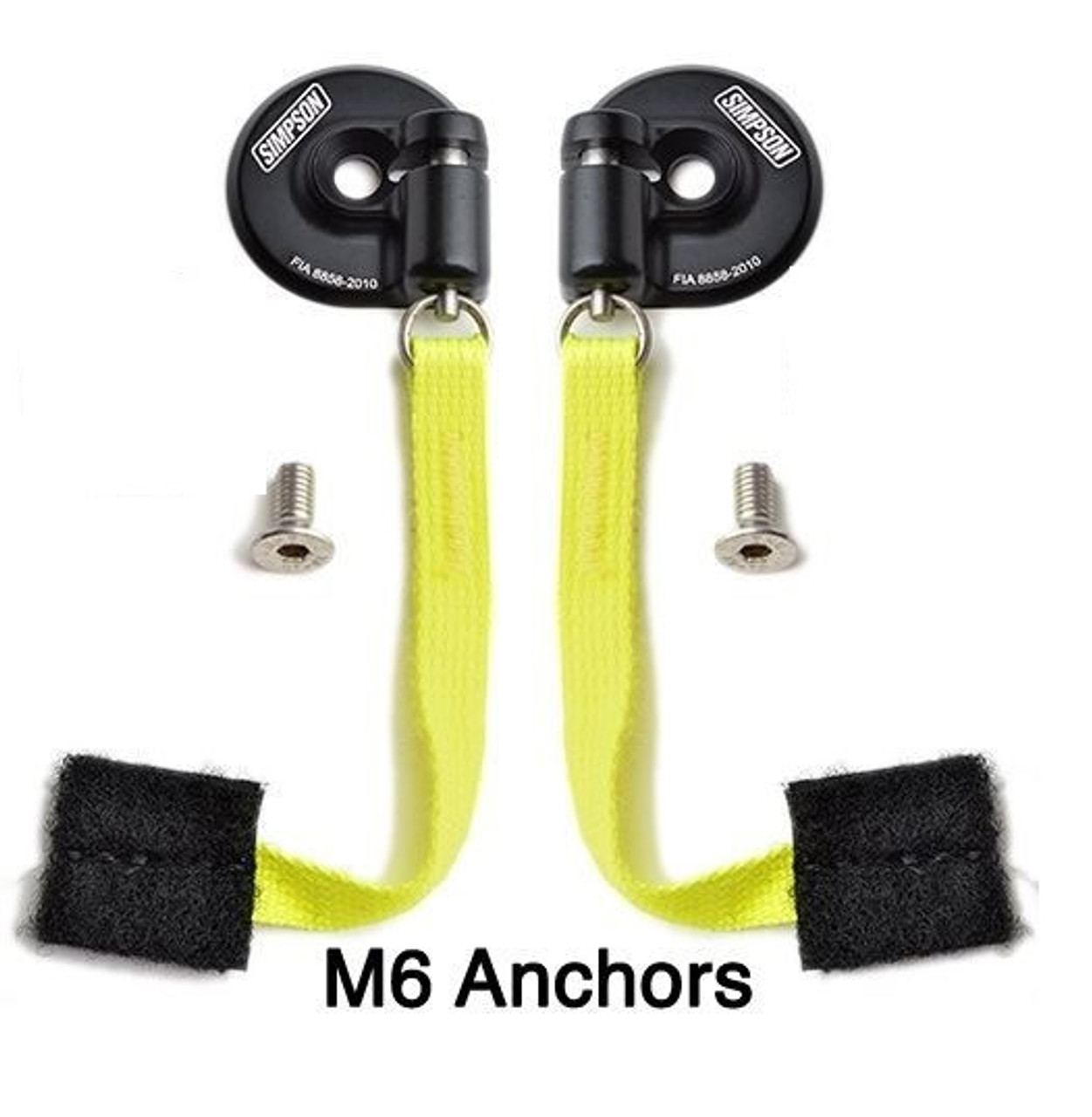Simpson Helmet M6 Quick Release Anchors Hans Hybrid Post Bandit Sa2010 Sa2015