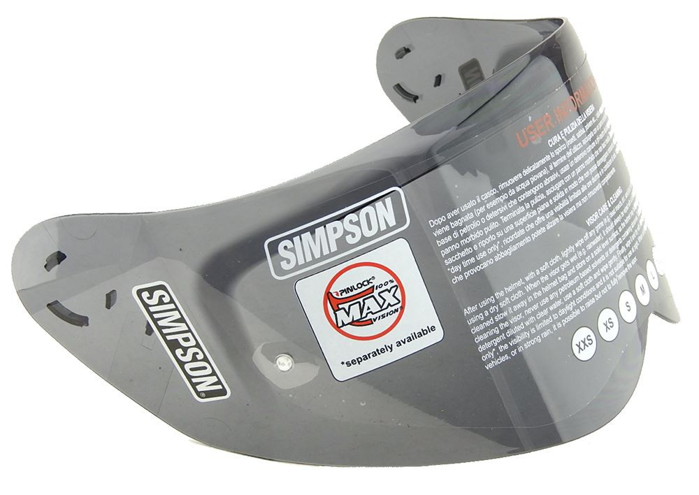Simpson Ghost Venom Bandit Black Dark Visor