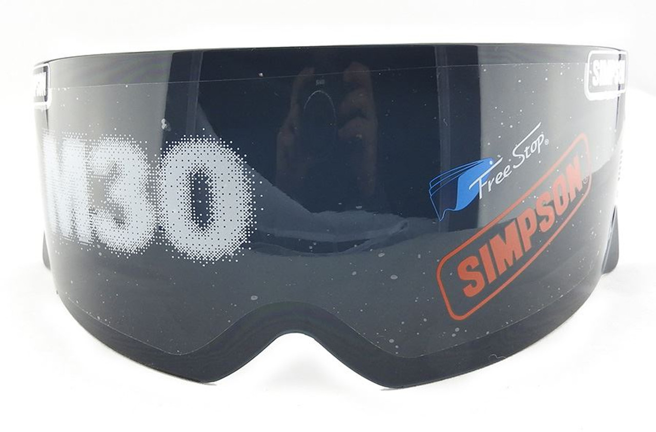 Simpson Helmet Visor For M30 Bandit Black Clear Smoke Silver Blue