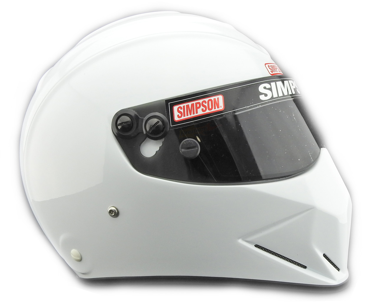 Simpson Diamondback Helmet Snell Sa2020 Gloss White M6 Msa Hans Stig Fia car racing sa2015