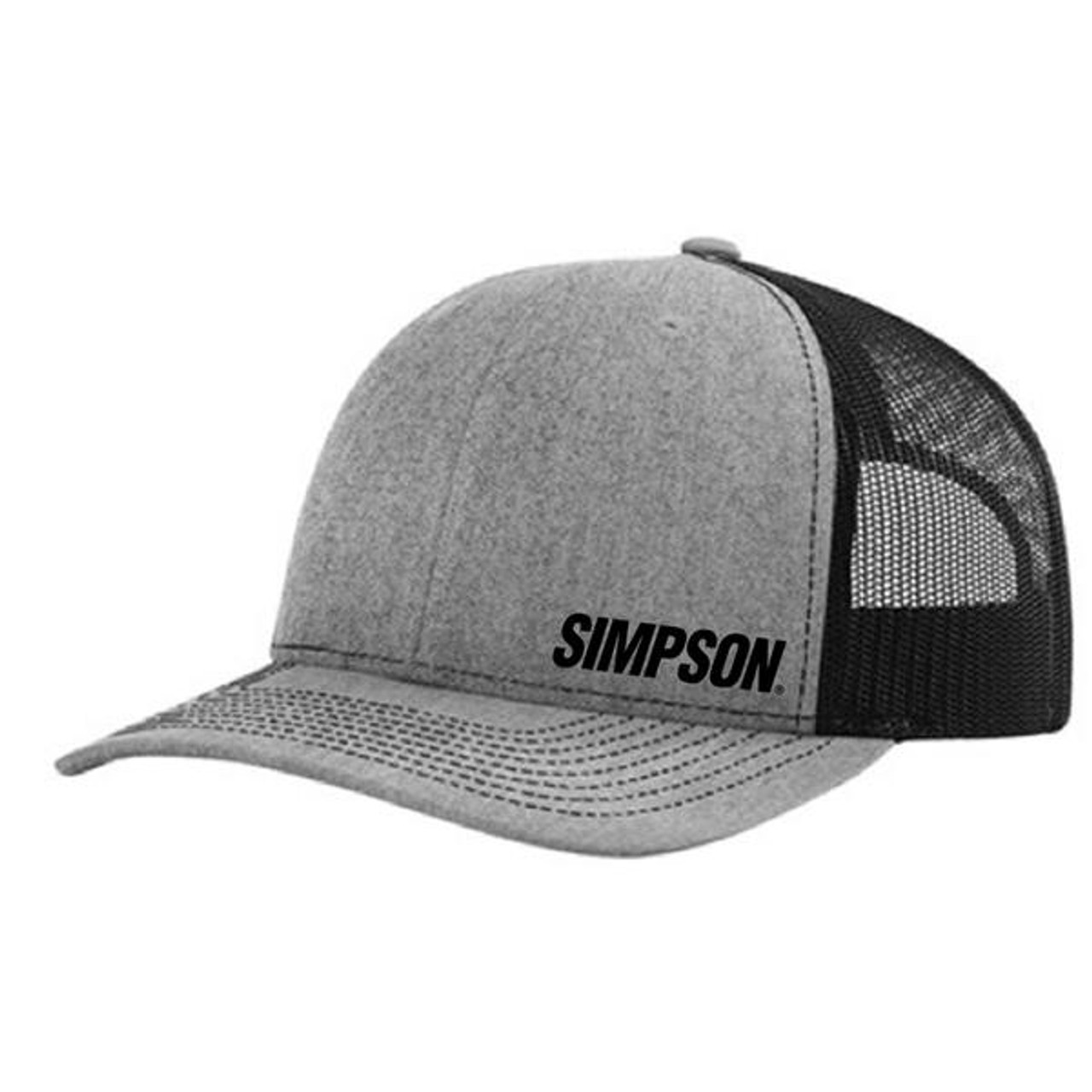 Simpson Ashen Grey Hat snap back Baseball Cap
