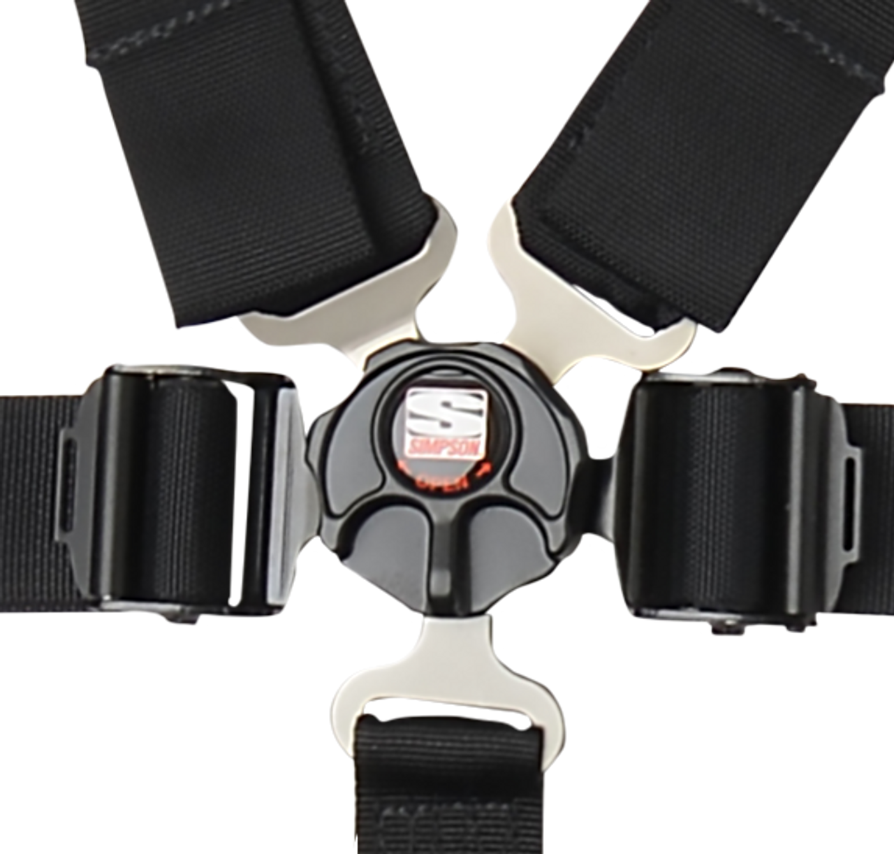 Simpson Harness 7 Point Harness 2" 3" Camlock Pull Down Bolt In Black