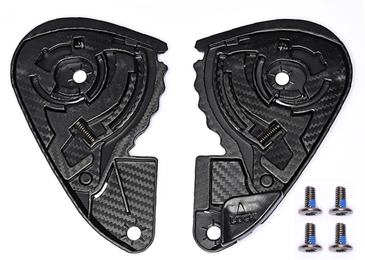 Simpson Ghost Speed Venom Bandit  Visor side plates set pair