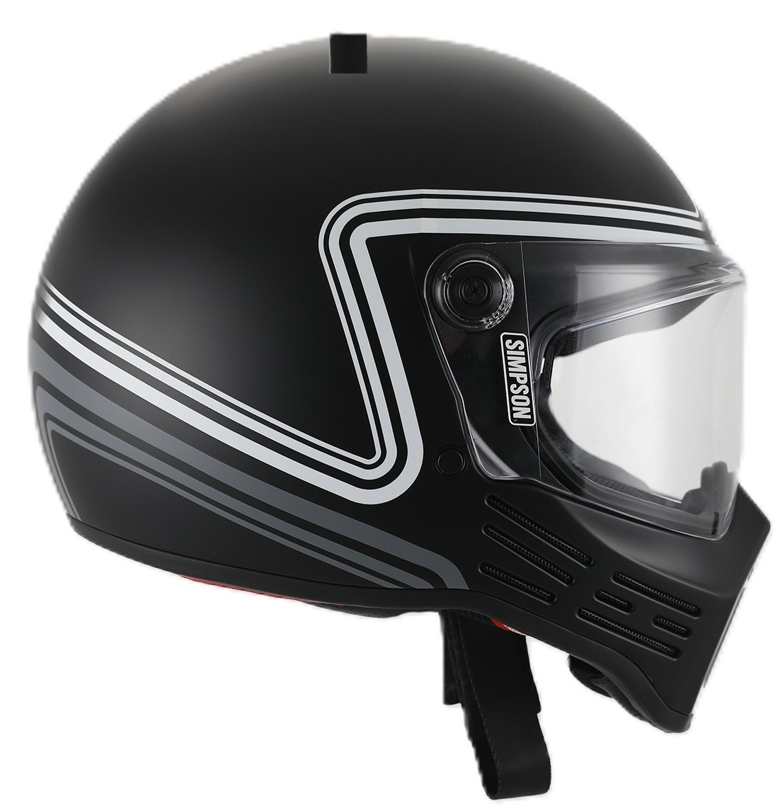 Simpson M30 Helmet Matt Black TR860