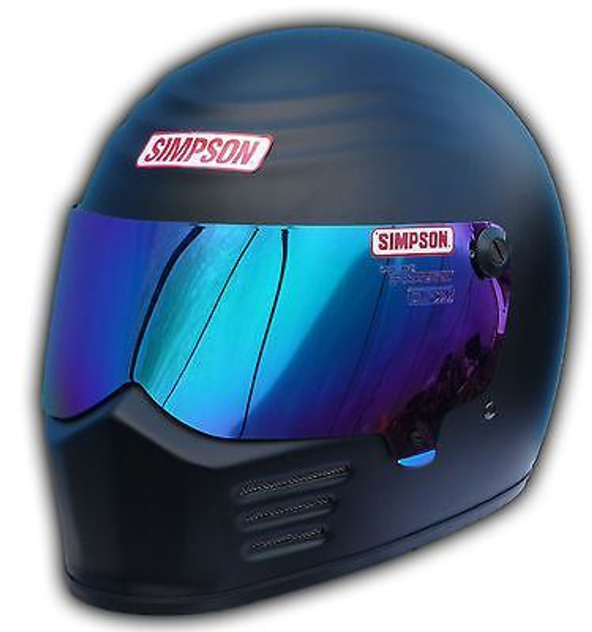 Simpson Outlaw Helmet Snell M2015 Matt Black M Medium 58Cm 7 1/4