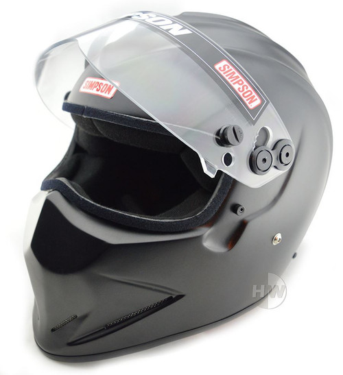 Simpson Diamondback Helmet Snell sa2020 Matt Black