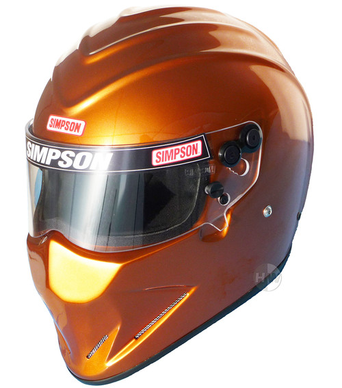 Simpson Diamondback Helmet Snell sa2020 Copper Bronze