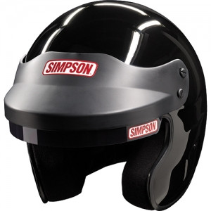 Simpson Cruiser Helmet Snell Sa2015 Black 8858 M6 Open Face