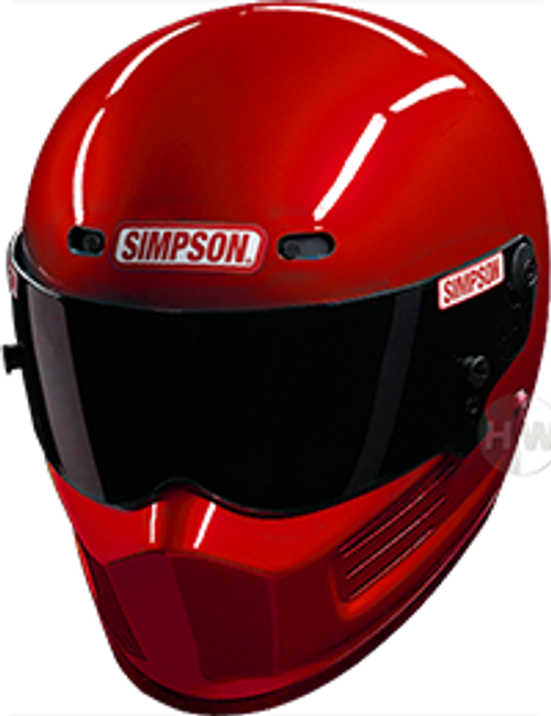 Simpson Super Bandit Helmet Snell Sa2020 Red