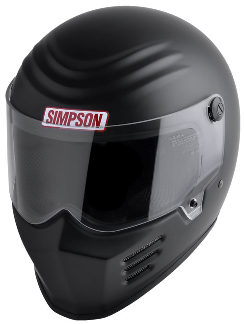 Simpson Outlaw 2 Helmet Matt Black