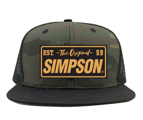 Simpson Camo Hat Baseball Cap
