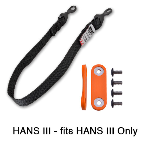 HANS 3 III M61 Single End Fitting Tether Pair Quick Release UK