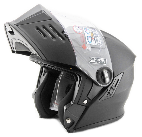 Simpson Darksome Flip Up Mod Helmet Carbon