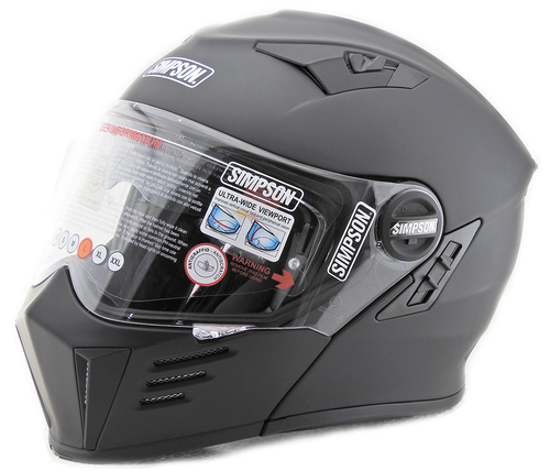 Simpson Darksome Flip Up Mod Helmet Carbon
